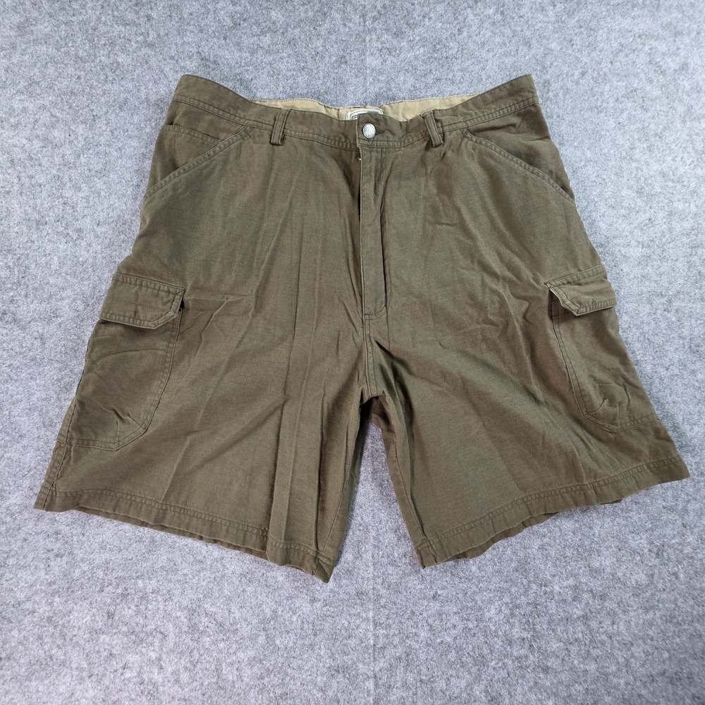 REI Co-Op Cargo Shorts Mens 42 Green Utility Pockets Active Hiking Outdoors Gorp